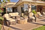 Casa Tortuga Firepit with sitting area